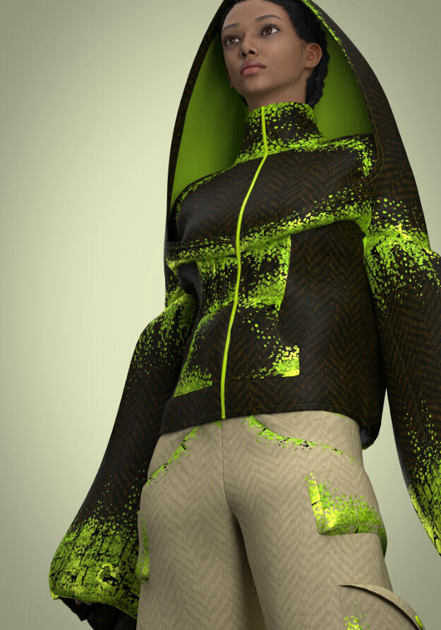 Environmental Mold - Harris Tweed x Ravensbourne Y3 Competition Entry